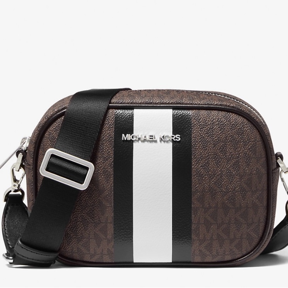 MICHAEL KORS NWOT Crossbody Bag
BLACK MULTI MK Sig Center
Stripe